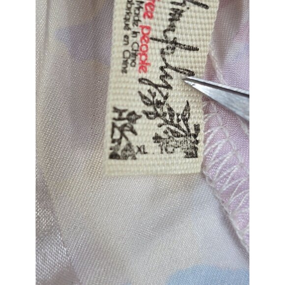 Free People Womens Floral Print Satin Sleep Shorts Size XL - Picture 4 of 5